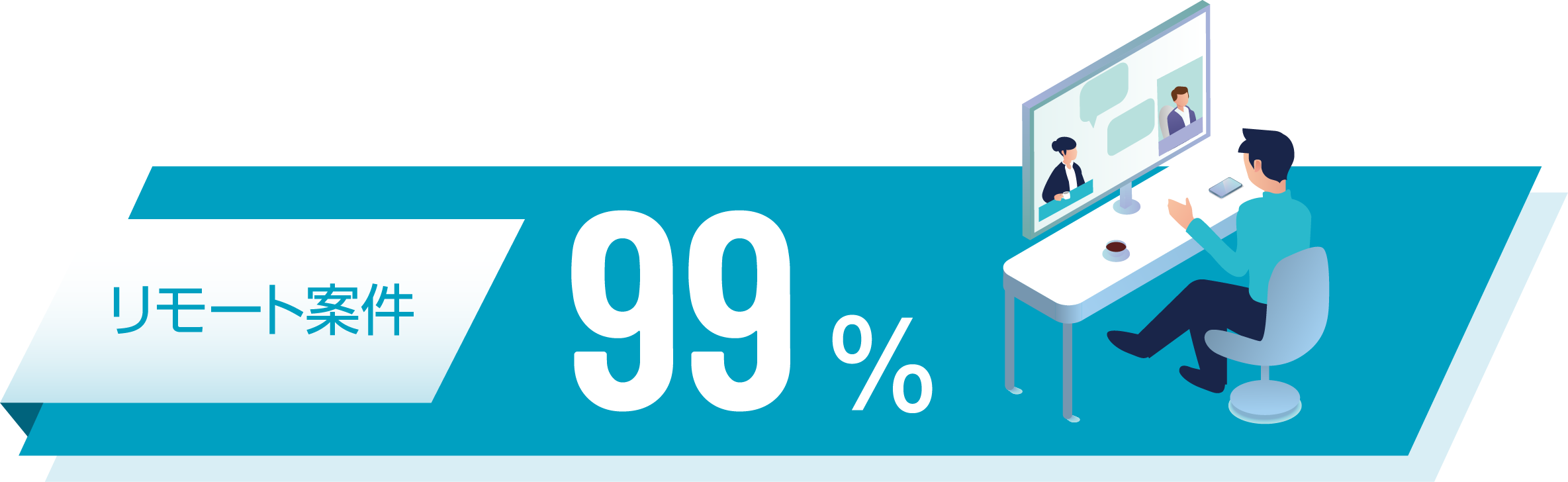 リモート案件 99%